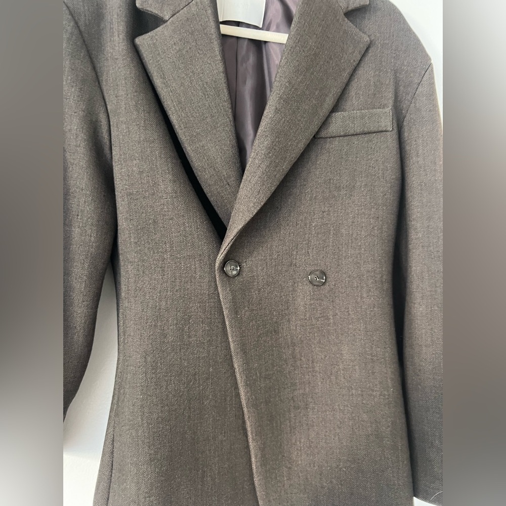 Source Unknown Double Breasted Cinched Waist Blaz… - image 3